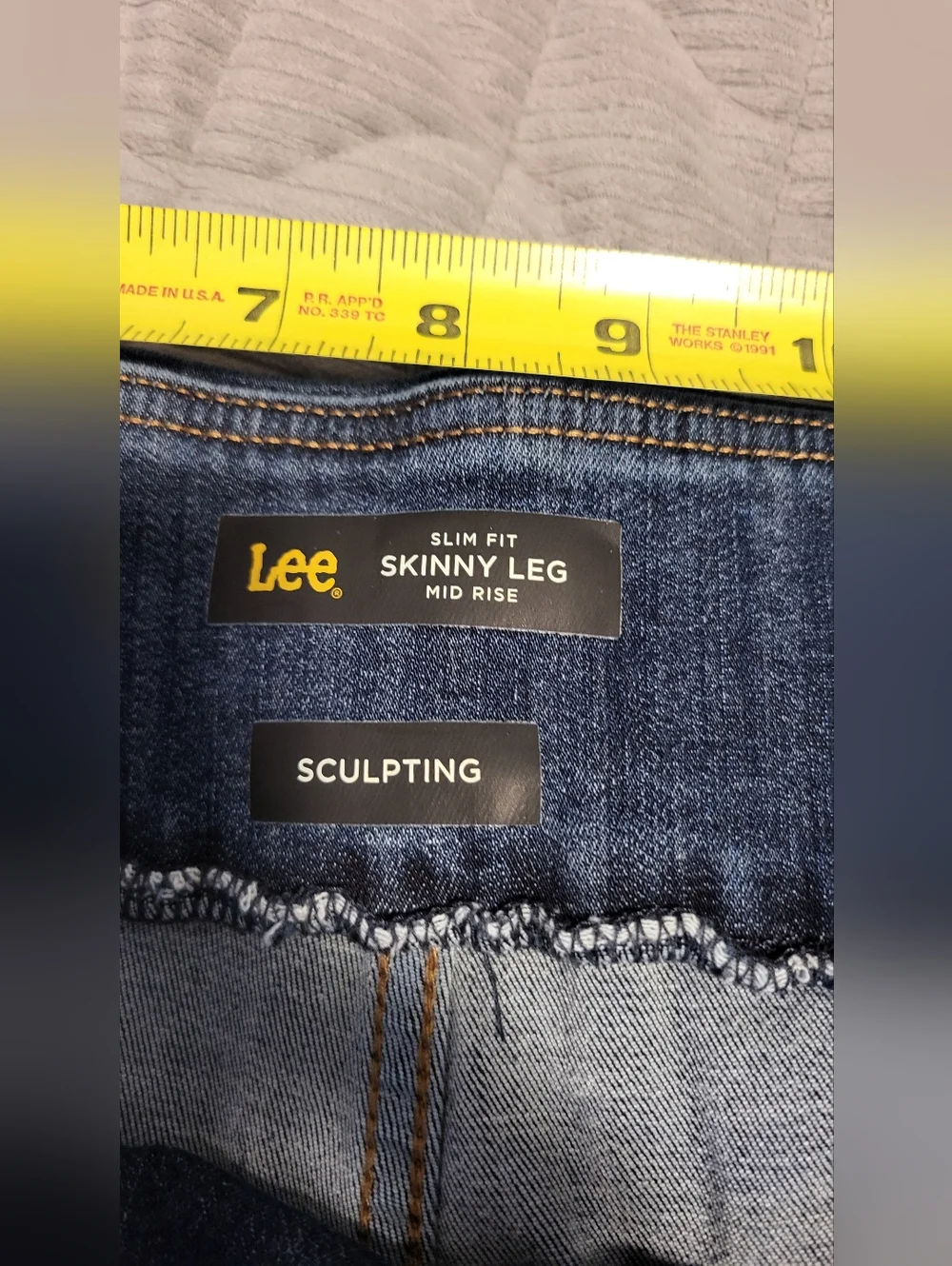 Lee Slim Fit Midrise Skinny Leg Jeans - Picture 4 of 7